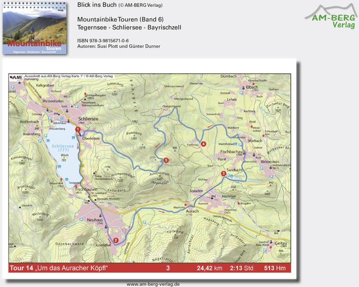 Produktbild Mountainbike Touren Tegernsee - Schliersee - Bayrischzell (Deutsch, Susi Plott, Günter Durner, 2013)