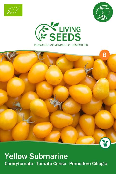 Image du produit Living Seeds Tomate cerise, yellow Submarine (Graines de légumes)