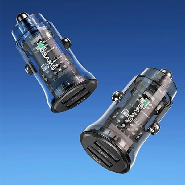 Produktbild Usams lad. sam. C31 3A 2xUSB-A Fast Charge niebieskiblue CC162CC02 US-CC162