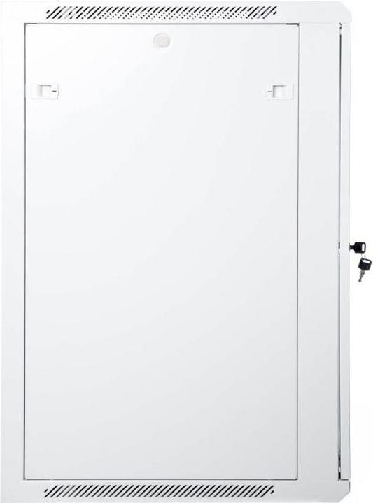 Produktbild Digitus Wandhängender Netzwerkschrank 19 21HE Rack 600x600 Türglas grau ungeteilt gefaltet 60kg (21 HE, 19 Zoll Rack)