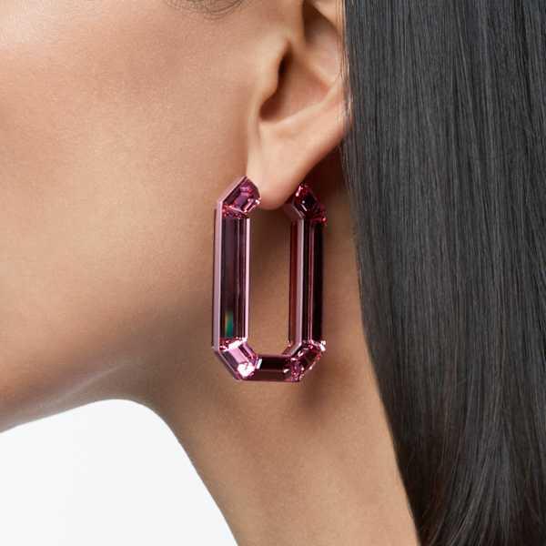 Produktbild Swarovski Lucent Creolen Rosa (Swarovski Metall)