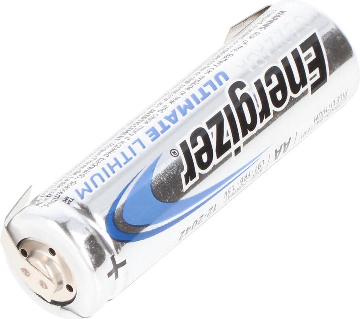 Immagine prodotto Energizer Ultimate Lithium L91 Mignon 1,5V mit Lötfahnen U-Form (1 pz., AA, 3000 mAh)