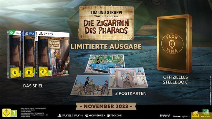Actual product image astragon Tintin Reporter: Cigars of the Pharaoh SWITCH L.E. (Switch, Switch Lite, Switch OLED, DE)