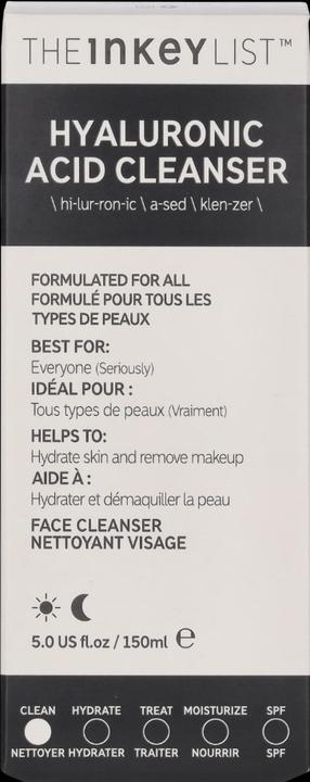 Produktbild The Inkey List Hyaluronic Acid Cleanser (Reinigungstücher, 150 ml)