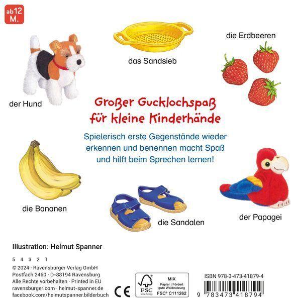 Actual product image Ravensburger First pictures - First words: My peep hole book (German)
