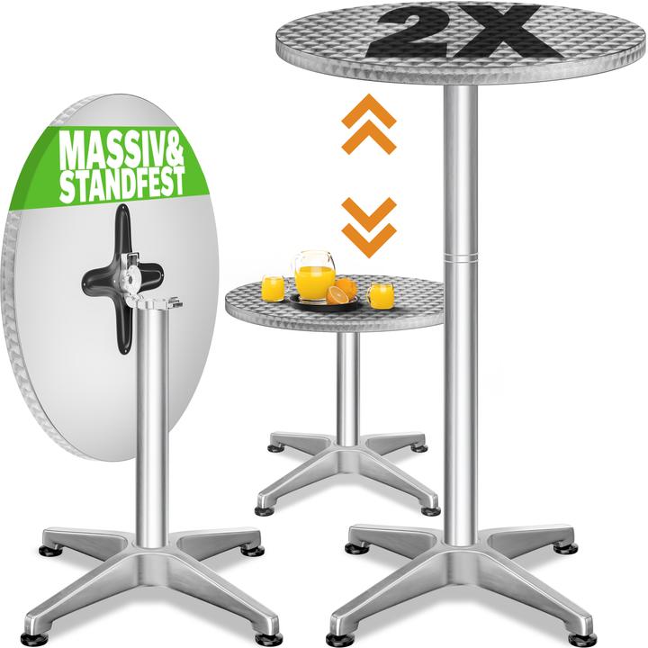 Image du produit Casaria Table haute (Ø 60 x 110 cm)