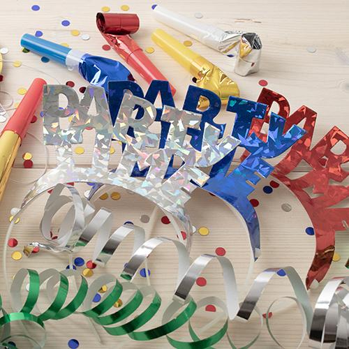 Immagine prodotto Papstar Elastici per capelli colori assortiti Party Time Metallic Party Time Metallic