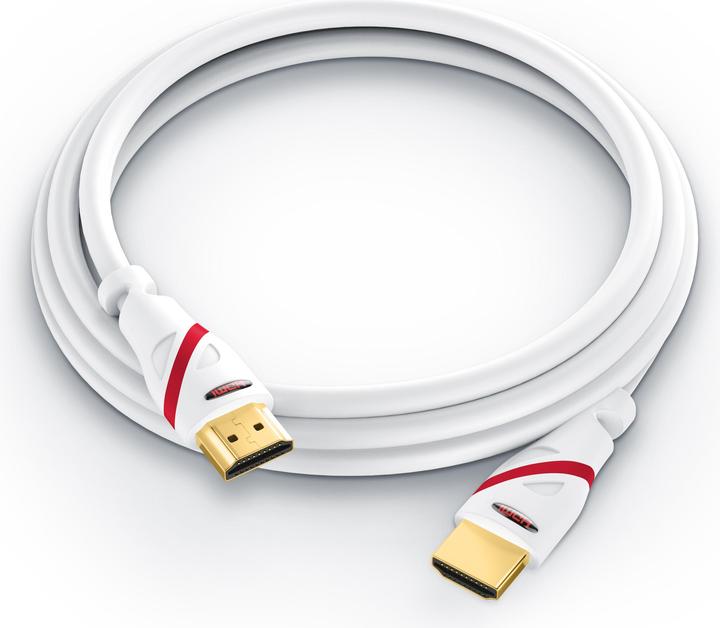 Actual product image CSL HDMI cable 2.0b - 4k Ultra HD 2160p - 3D Ready - High Speed - 3 x shielded - HDMI 2.0b 2.0a 2.0 (2 m, HDMI)