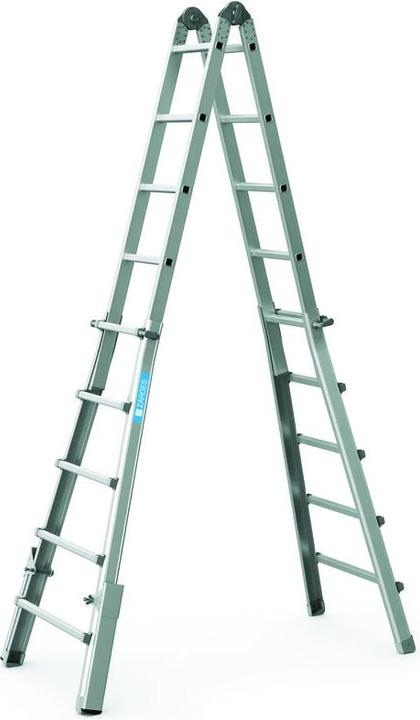 Zarges LM Teleskop Leiter Variomax V 4 x 5 Sprossen (Mehrzweckleiter, 530 cm)