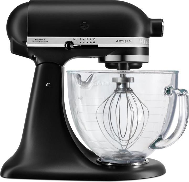 Actual product image KitchenAid 5KSM156EBM Stand Mixer Black (300 W)