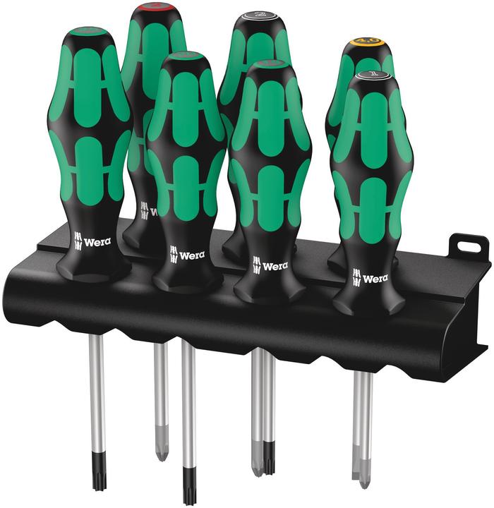 Image du produit Wera 335/350/367/7 Rack (Vis fendues, Torx (TX), Cruciforme PZ, Recouvrement cruciforme Phillipps (PH))