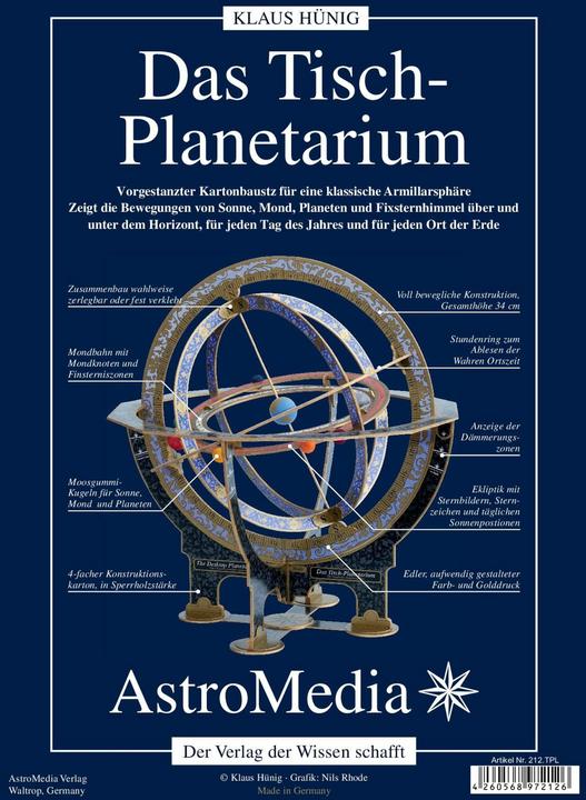 Actual product image Tischplanetarium Armillarsphäre Bausatz