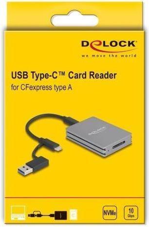Image du produit Delock Lecteur de carte USB Type-C pour carte mémoire CFexpress Type A (USB-C)