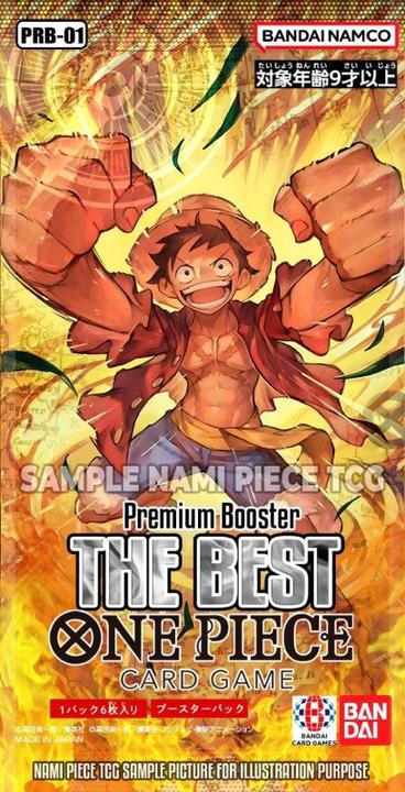 Actual product image One Piece The Best Premium Booster Pack PRB-01 - Card Game - JP (Japanese, Booster Pack)