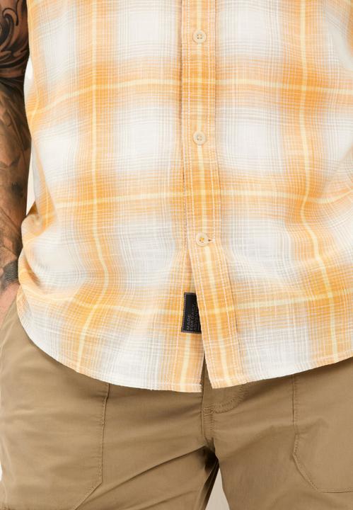 Image du produit Camel Active Kariertes Kurzarmhemd aus reiner Baumwolle (XXL)