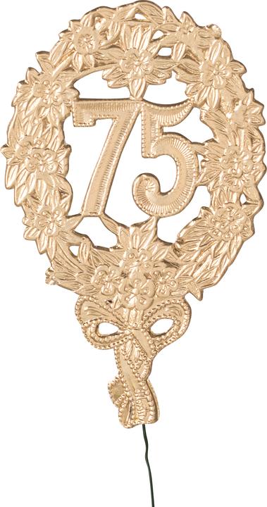 Produktbild Demmler Zahl ”75” Gold (1 x)