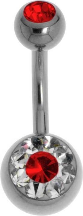 Bijouteria Bauchpiercing (Titan, Swarovski Kristall)