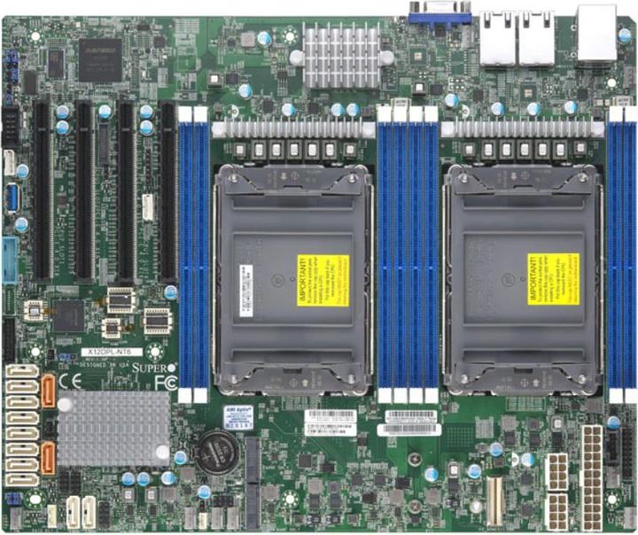 Produktbild Supermicro X12DPL-NT6 INT C621A 4189 AT (LGA 4189, Intel C621A, ATX)