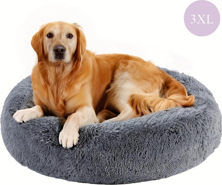 Image du produit Alopini Lit apaisant pour chien et chat, Donut Cuddler Lit rond douillet et chaud (Chien, Chat)