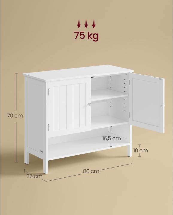 Image du produit Vasagle Meuble à chaussures (80 x 70 x 35 cm)
