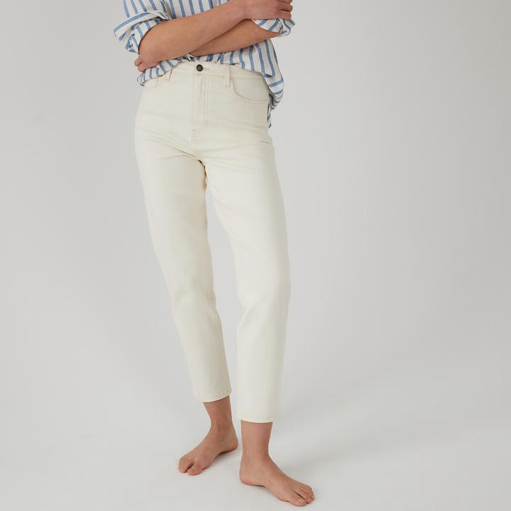 Actual product image La Redoute Collections Boyfit jeans with high waistband (S)