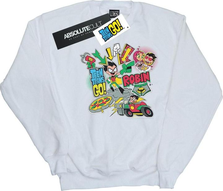 Teen Titans Go Robin Montage Sweatshirt Jungen