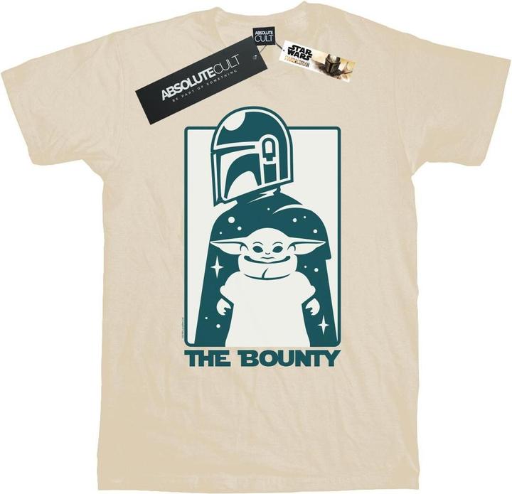 Actual product image Star Wars Womens/Ladies The Mandalorian The Bounty Cotton Boyfriend T-Shirt (XL)