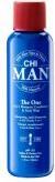 Produktbild Farouk Systems Chi Man The One - 3-In-1 Shampoo, Conditioner And Body Wash 30ml (30 ml, Flüssiges Shampoo)