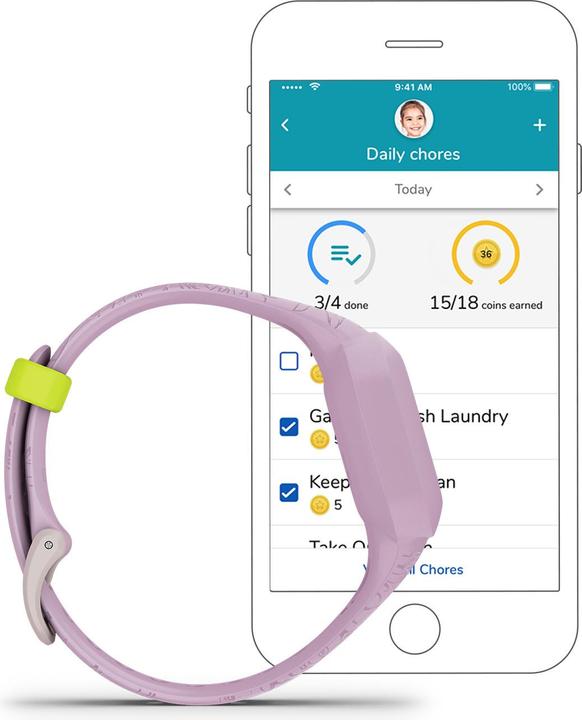 Produktbild Garmin Vivofit jr. 3 Blümchen (20 mm)