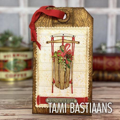 Produktbild Sizzix Multi-Level Texture Fades Prägefolder - Weihnachten by Tim Holtz
