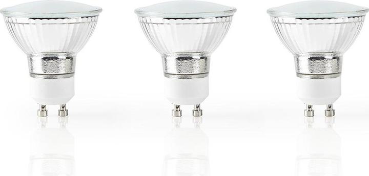 Produktbild Nedis SmartLife-LED-Glühbirne | Wi-Fi | GU10 | 330 lm | 5 W | Warmweiss | 2700 K | Energieklasse: A+ (GU10, 5 W, 330 lm, 3 x, G)