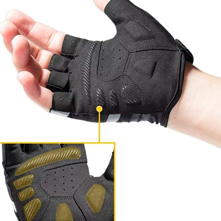 Actual product image Rockbros S247 XL cycling gloves - black (XL)
