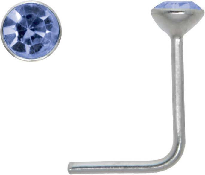 Produktbild Bijouteria Nasenpiercing (Silber 925, Kristall)