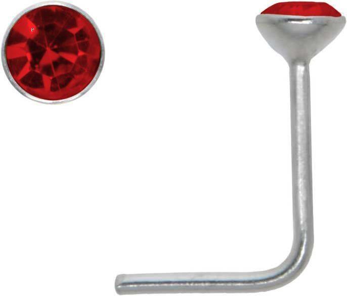 Produktbild Bijouteria Nasenpiercing (Silber 925, Kristall)
