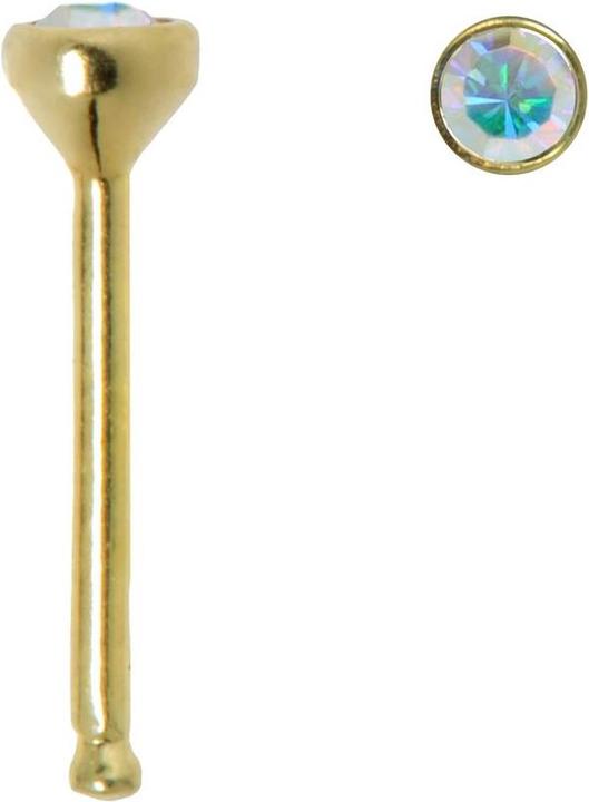 Produktbild Bijouteria Nasenpiercing (Gold, Kristall)