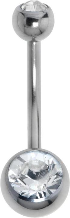 Bijouteria Bauchpiercing (Edelstahl, Zirkonia)