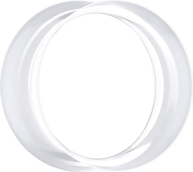 Produktbild Star Piercing Flared Tunnel transparent (ohne Messing, Silikon)