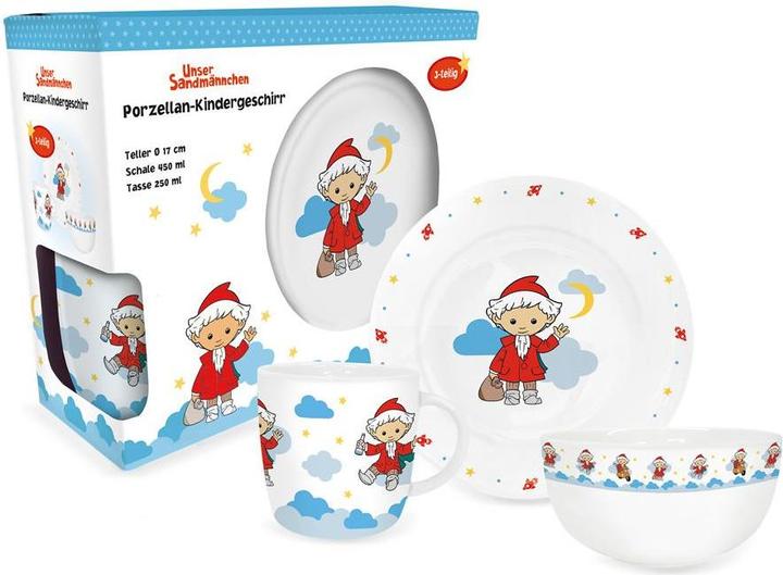 Produktbild Unser Sandmännchen Geschirrset aus Porzellan