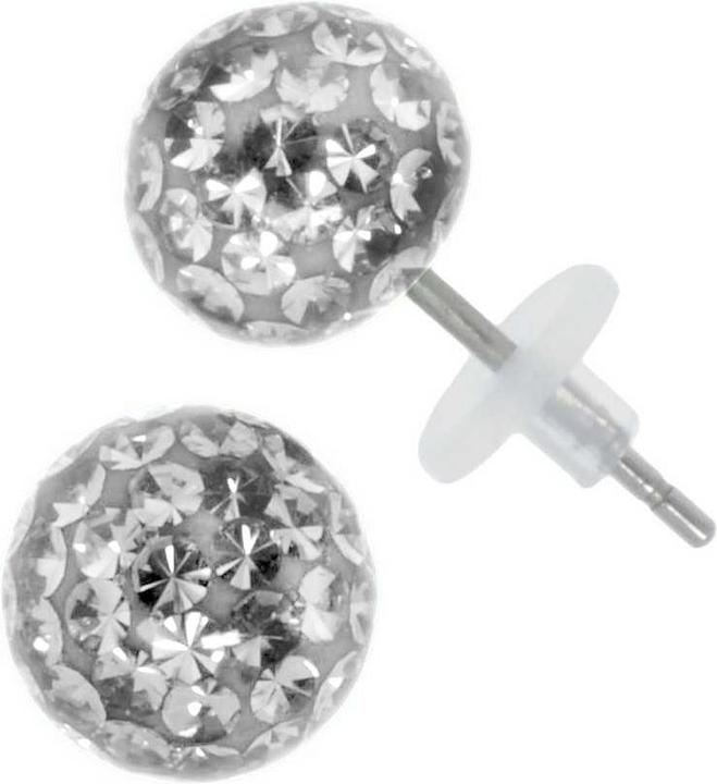 Bijouteria Ohrstecker (Edelstahl, Kristall, Epoxiharz, PVC)