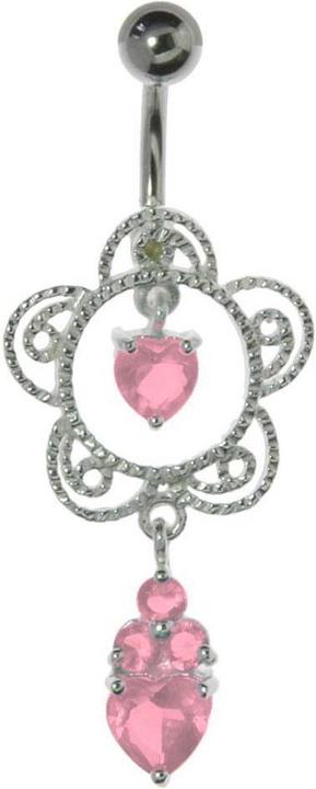 Bright pink, Silver