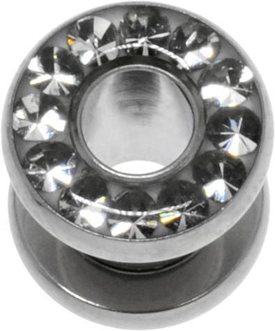 Image du produit Bijouteria Plug (Acier inoxydable, Cristallin, Résine époxy)