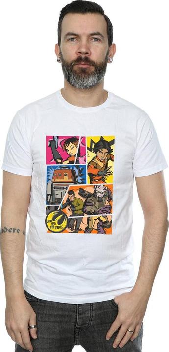 Image du produit Star Wars - T-shirt REBELS COMIC STRIP - Homme (XL)