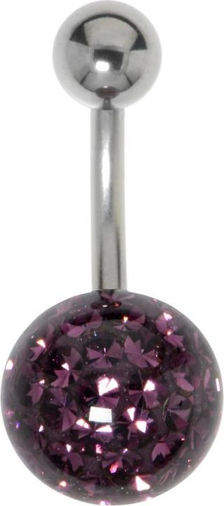 Bijouteria Bauchpiercing (Edelstahl, Kristall, Epoxiharz)