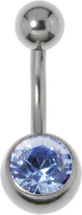 Bijouteria Bauchpiercing (Titan, Kristall)