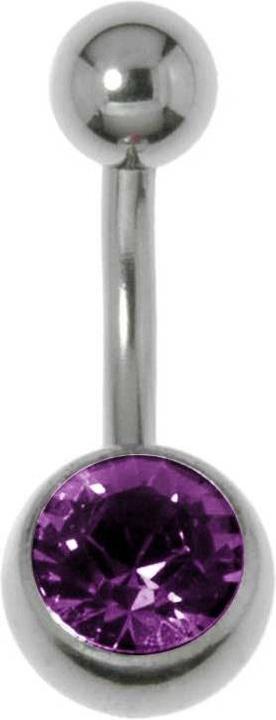 Bijouteria Bauchpiercing (Edelstahl, Zirkonia)