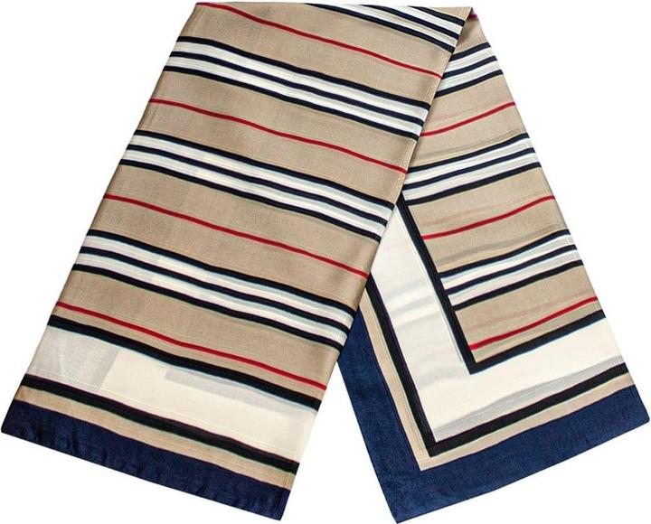 Immagine prodotto JTI Sciarpa a righe - Blu navy, n. 33