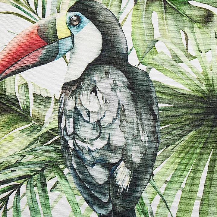 Image du produit Beliani Housse en tissu, lot de 2, pour chaise longue de jardin ANZIO / AVELLINO motif toucan multicolore