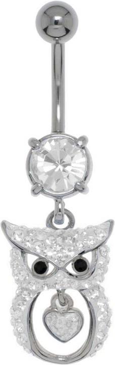 Actual product image Bijouteria Bellypiercing (Stainless steel, Brass, Crystal)