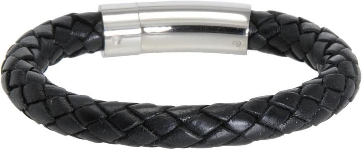 Produktbild Bijouteria Lederarmband (19 cm, Leder, Edelstahl)