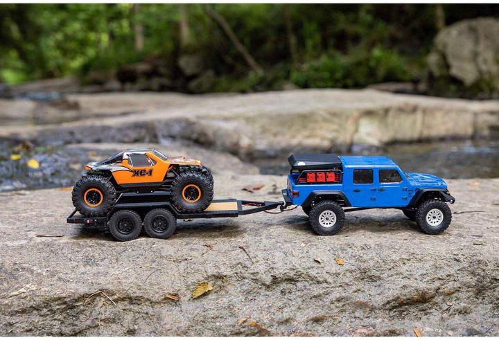 Actual product image Axial Trailer flatbed 2-axle 1:24 (RTR Ready-to-Run)